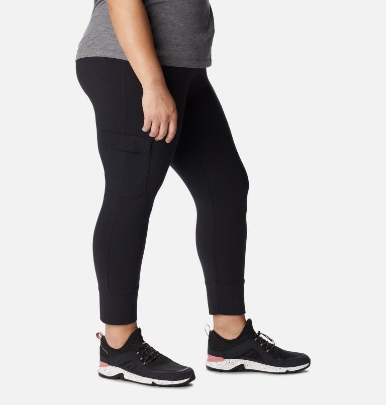 Women's Columbia Trek Capri Leggings Black | Plus Size CA-TAC40